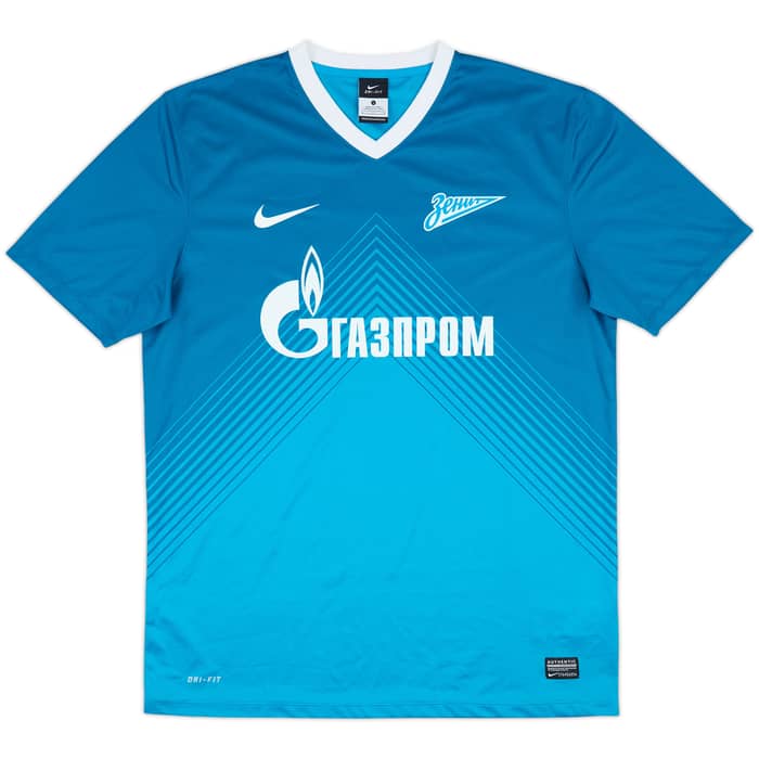 2013-14 Zenit St. Petersburg Basic Home Shirt - 10/10 - (L)