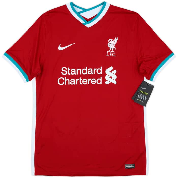 2020-21 Liverpool Home Shirt Virgil #4 (M)