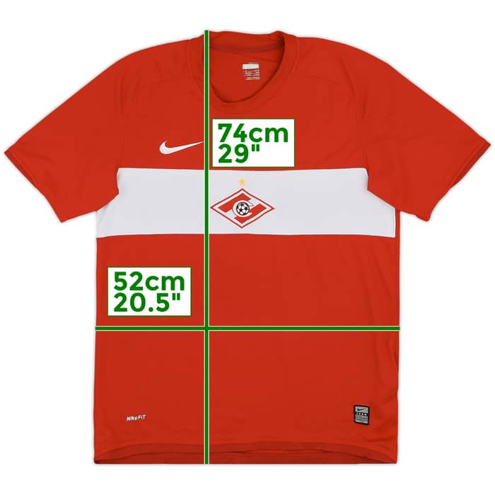 2009 Spartak Moscow Home Shirt - 8/10 - (M)