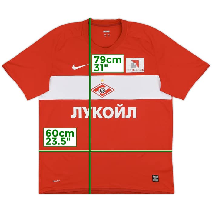 2009 Spartak Moscow Home Shirt - 6/10 - (XL)