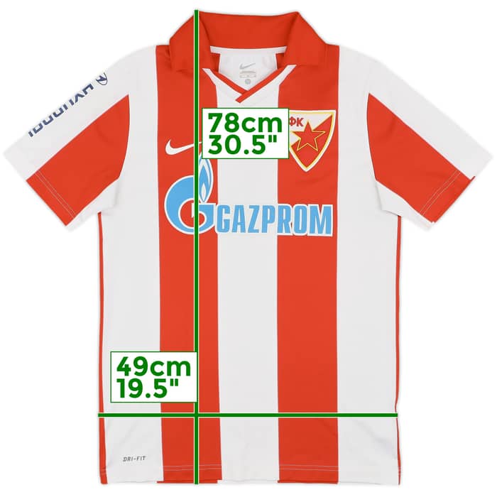 2011-12 Red Star Belgrade Home Shirt - 7/10 - (M)