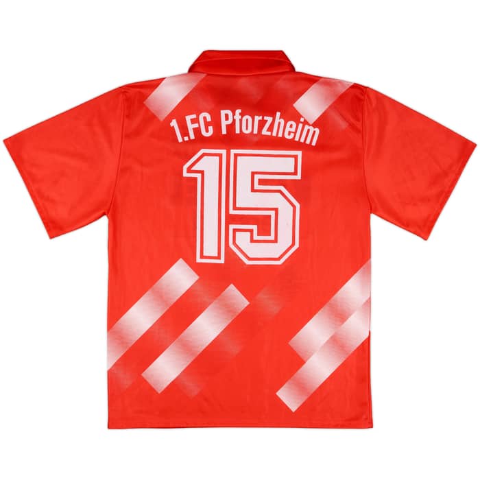 1991-92 FC Pforzheim Match Issue Home Shirt #15