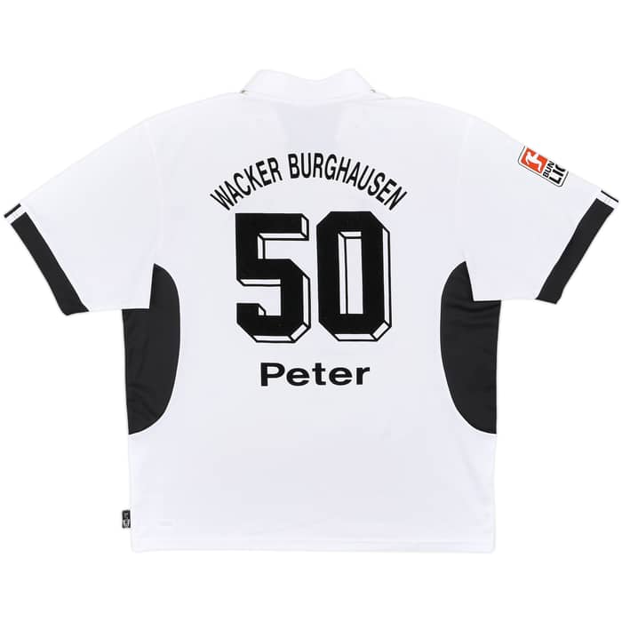 2003-04 Wacker Burghausen Home Shirt Peter #50 - 8/10 - (L)