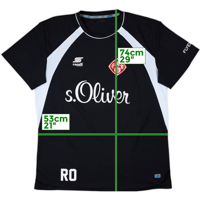 2016-17 Wurzburger Kickers Staff Issue Capelli Training Shirt RO - 8/10 - (M)