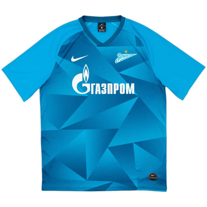 2019-20 Zenit St. Petersburg Basic Home Shirt - 9/10 - (L)