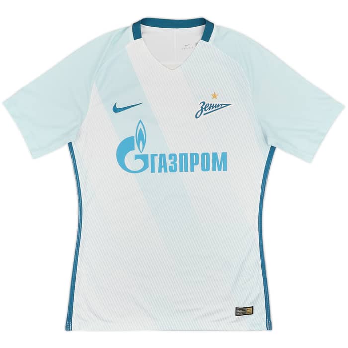 2016-17 Zenit St. Petersburg Authentic Away Shirt - 9/10 - (M)