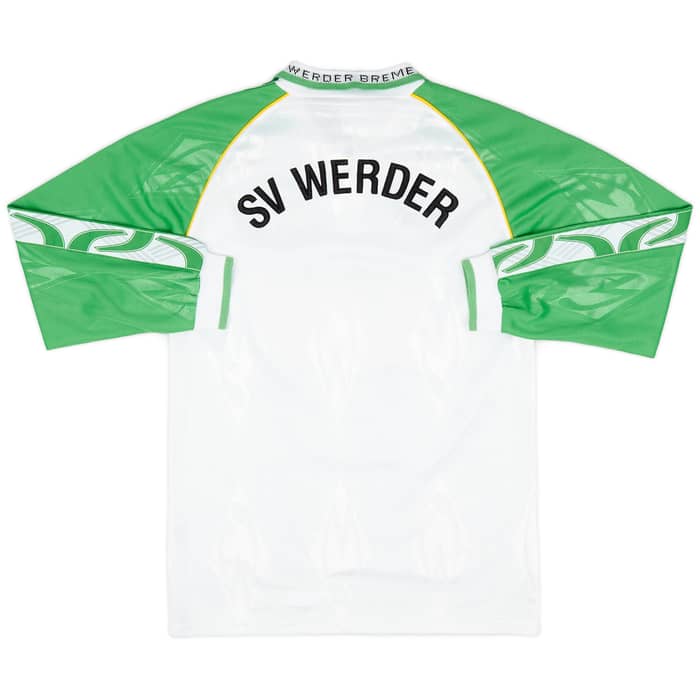 1995-96 Werder Bremen Home L/S Shirt - 9/10 - (XS)