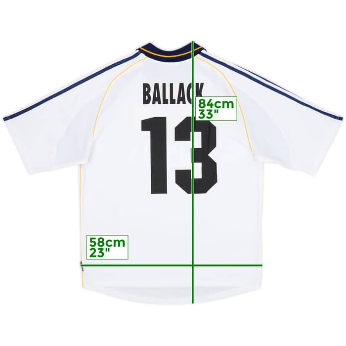 1999-00 Bayer Leverkusen Away Shirt Ballack #13 - 9/10 - (L)