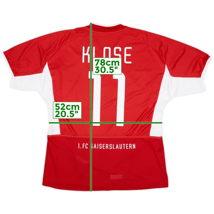 2002-03 Kaiserslautern Home Shirt Klose #11 - 9/10 - (L)