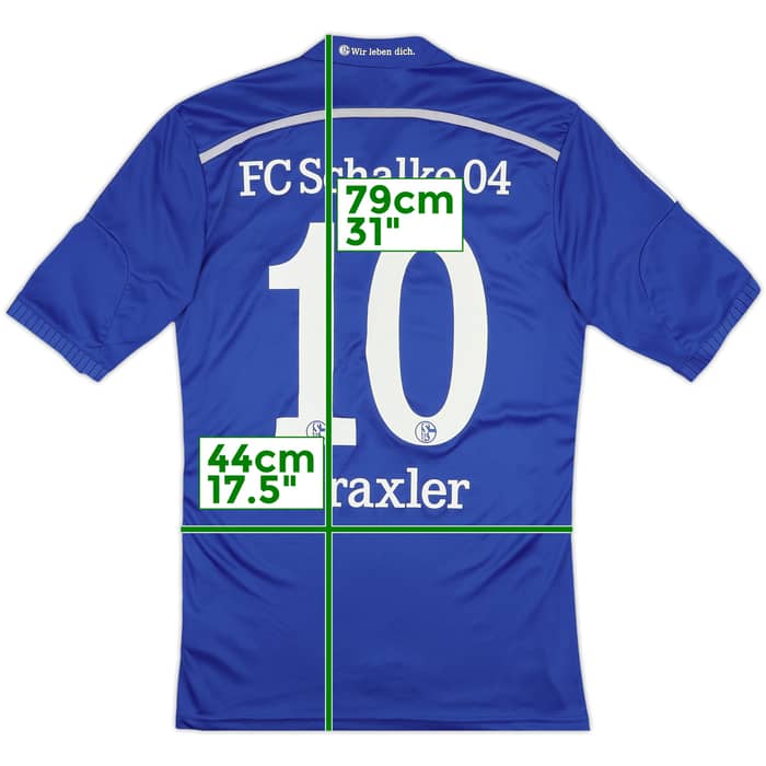 2014-16 Schalke Home Shirt Draxler #10 - 10/10 - (M)