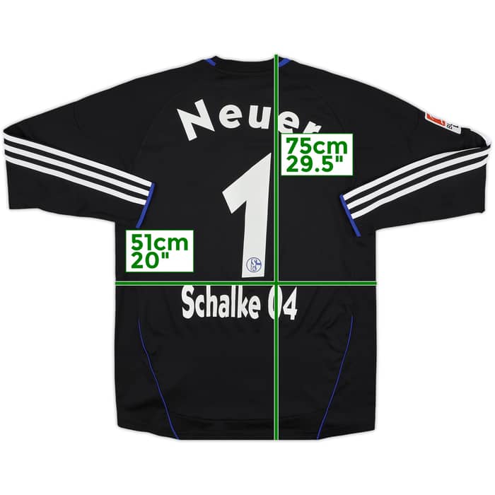 2010-11 Schalke GK Shirt Neuer #1 - 9/10 - (XL.Boys)