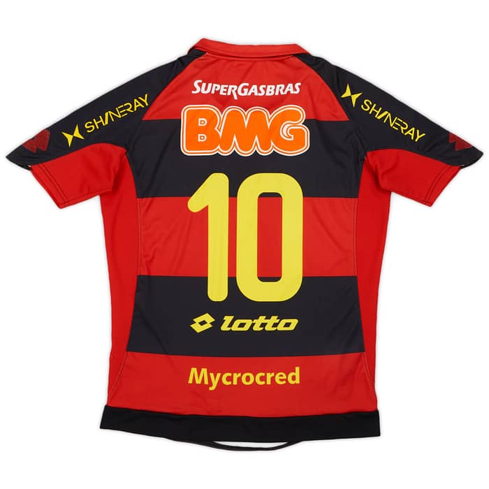2010 Sport Club Recife Home Shirt #10 - 9/10 - (S)