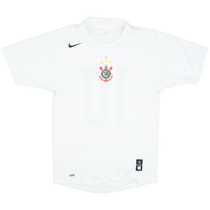 2004-05 Corinthians Home Shirt #10 (Tevez) - 7/10 - (S)