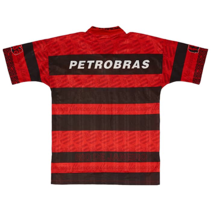 1995-96 Flamengo Centenary Home Shirt - 9/10 - (L)