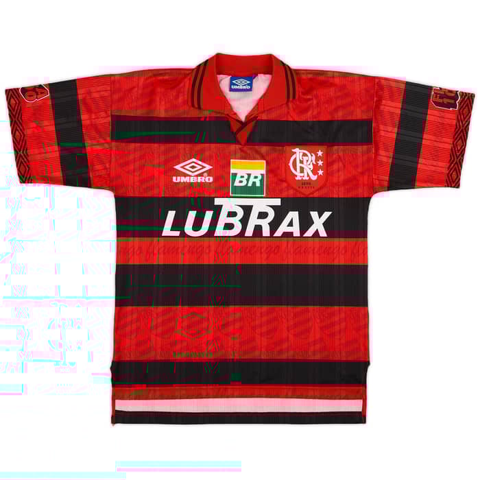 1995-96 Flamengo Centenary Home Shirt #11 - 9/10 - (L)