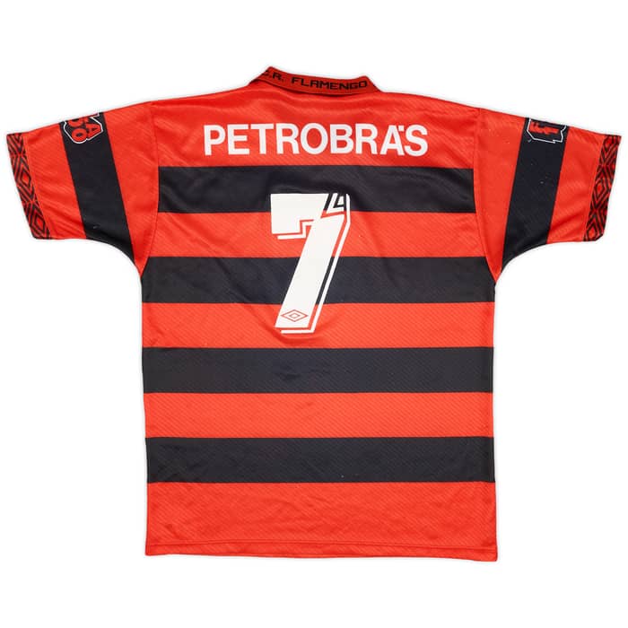 1994-95 Flamengo Centenary Home Shirt #7 - 7/10 - (L)