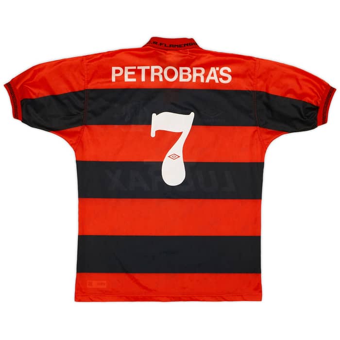 1993-94 Flamengo Home Shirt #7 - 9/10 - (L)