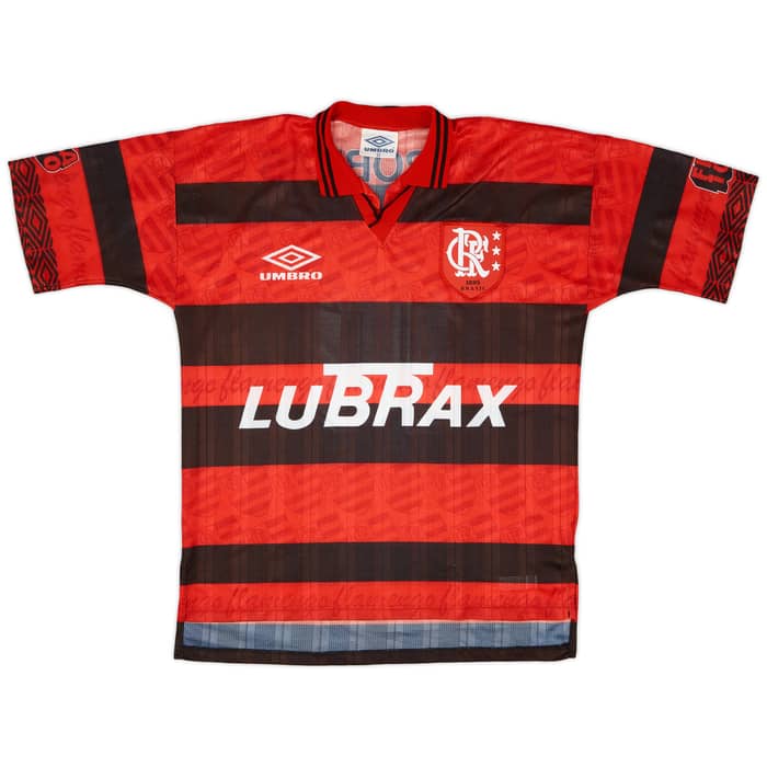 1995-96 Flamengo Centenary Home Shirt #10 - 9/10 - (L)