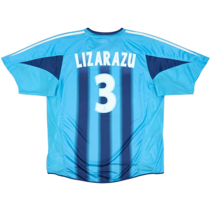2004-05 Olympique Marseille Away Shirt Lizarazu #3 - 8/10 - (XL)