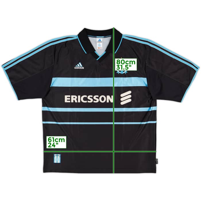 1999-00 Olympique Marseille Third Shirt - 9/10 - (XL)