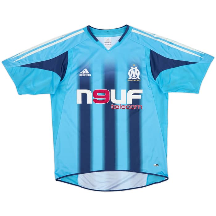 2004-05 Olympique Marseille Away Shirt Lizarazu #3 - 6/10 - (S)