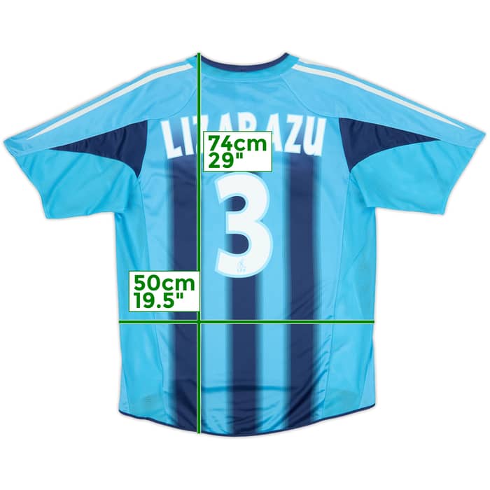 2004-05 Olympique Marseille Away Shirt Lizarazu #3 - 6/10 - (S)