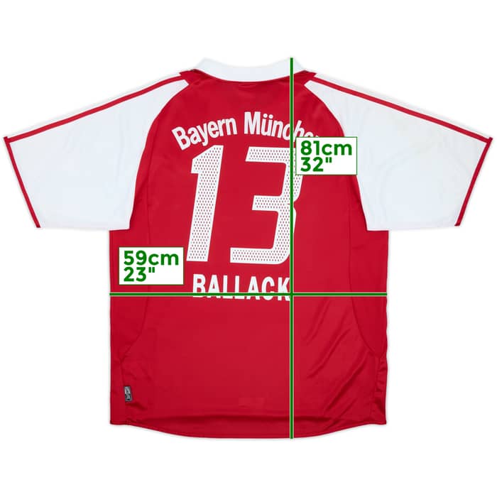 2004-05 Bayern Munich Home Shirt Ballack #13 (L)