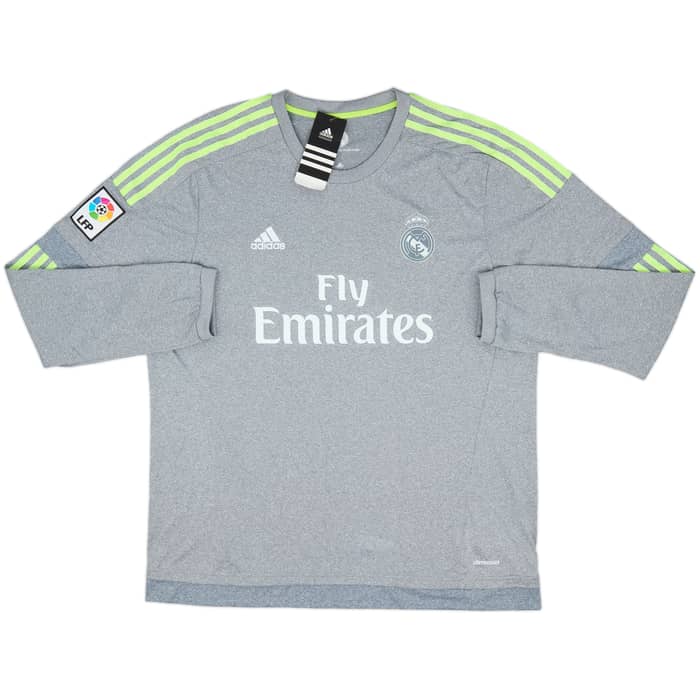 2015-16 Real Madrid Away L/S Shirt Kroos #8 (XL)