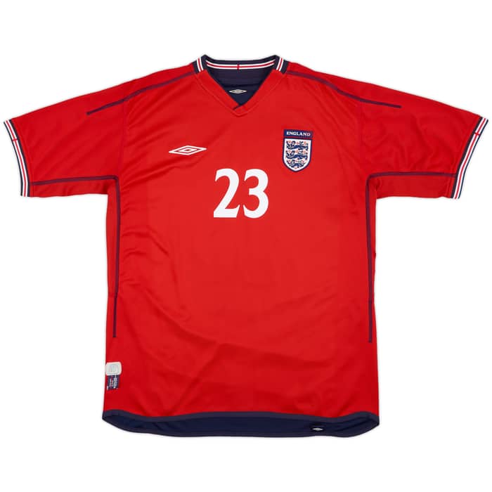 2002-04 England Away Shirt Rooney #23 - 7/10 - (L)