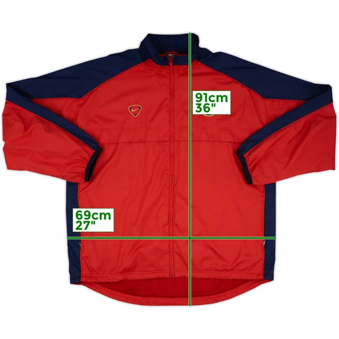 2000-01 Arsenal Nike Track Jacket - 8/10 - (XL)