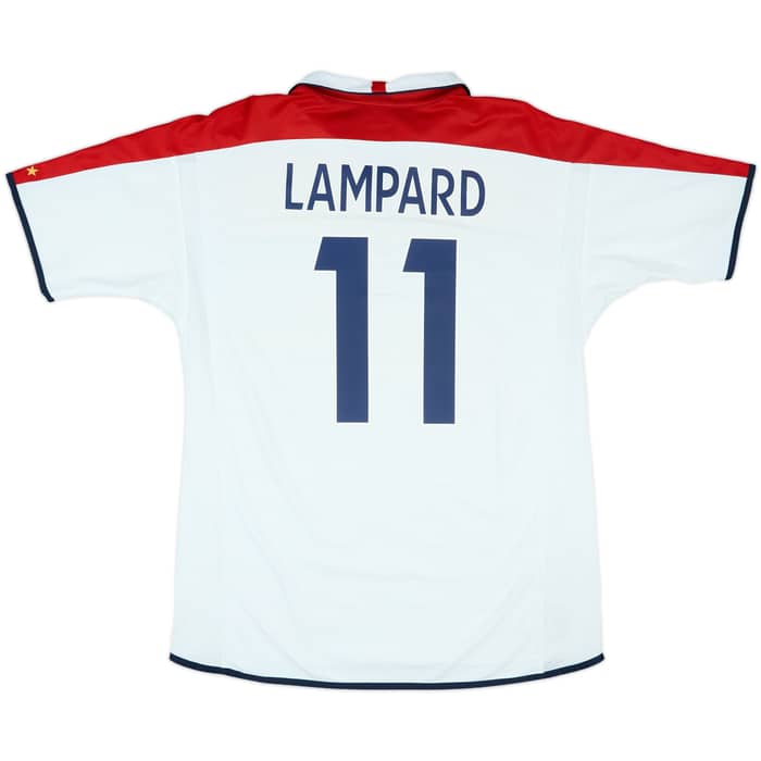 2003-05 England Home Shirt Lampard #11 - 5/10 - (XL)