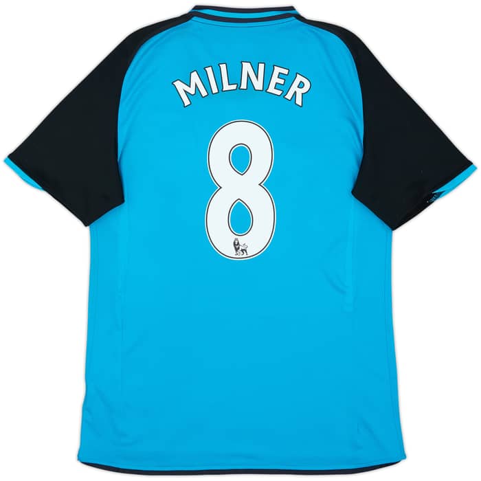 2008-09 Aston Villa Away Shirt Milner #8 - 6/10 - (M)