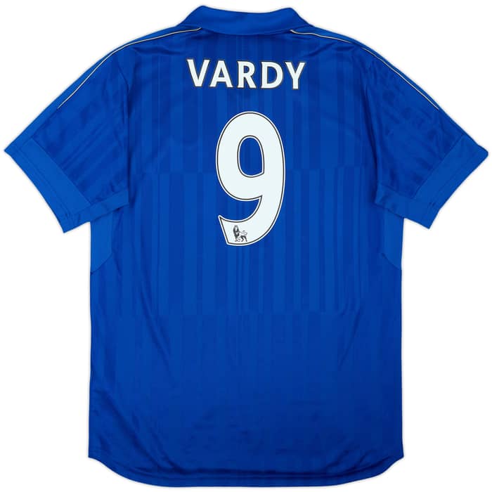 2016-17 Leicester Home Shirt Vardy #9 - 8/10 - (L)
