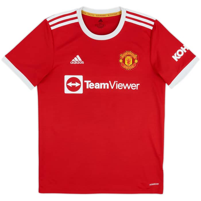 2021-22 Manchester United Home Shirt Ronaldo #7 - 8/10 - (M)