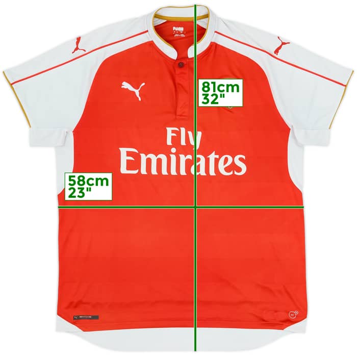 2015-16 Arsenal Home Shirt - 5/10 - (XL)