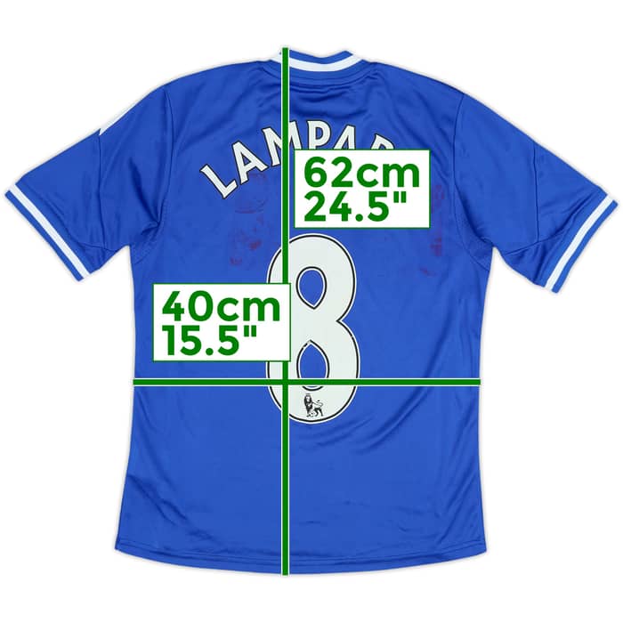 Camiseta de local del Chelsea 2013-14 Lampard #8 - 5/10 - (11-12 Años)