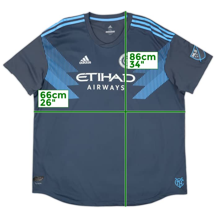 2018-20 New York City Authentic Away Shirt - 8/10 - (XXL)