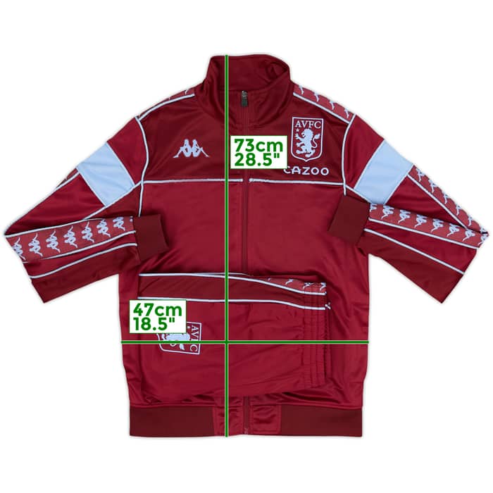 2021-22 Aston Villa Kappa Tracksuit - 9/10 - (S)