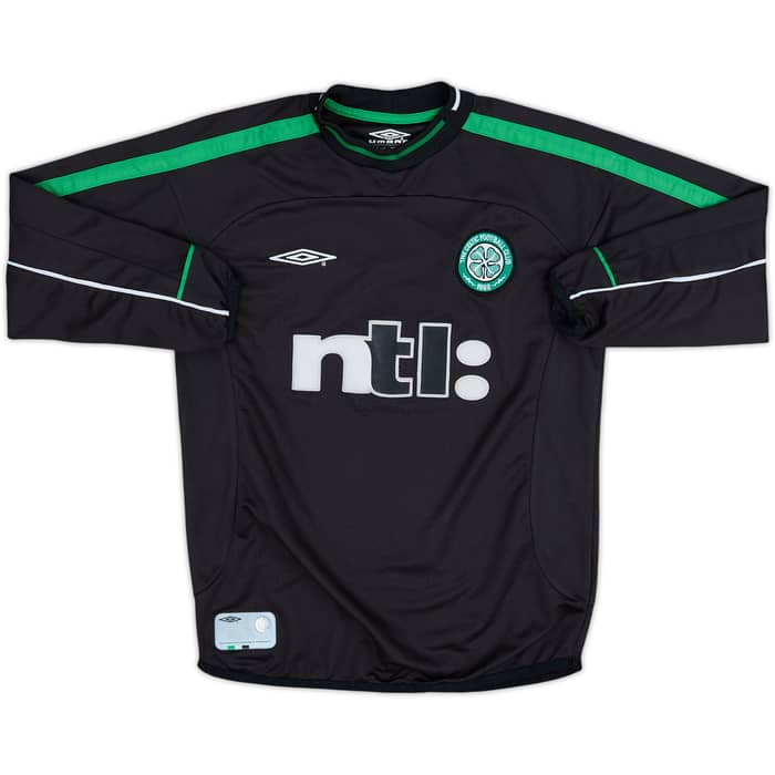 2002-03 Celtic GK Shirt - 8/10 - (7-8 Years)