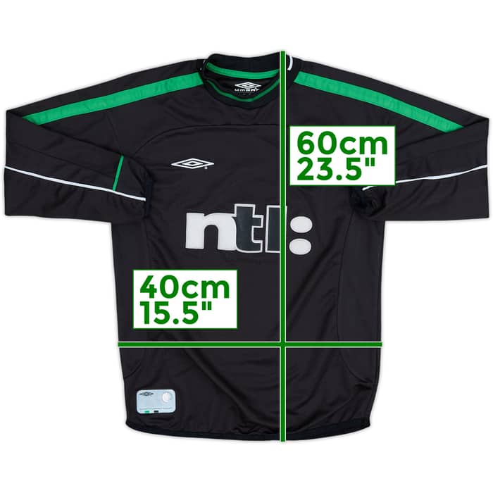 2002-03 Celtic GK Shirt - 8/10 - (7-8 Years)