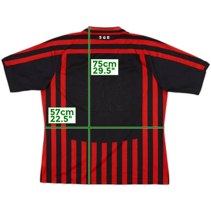 2012-13 Eintracht Frankfurt Home Shirt - 7/10 - (XL)