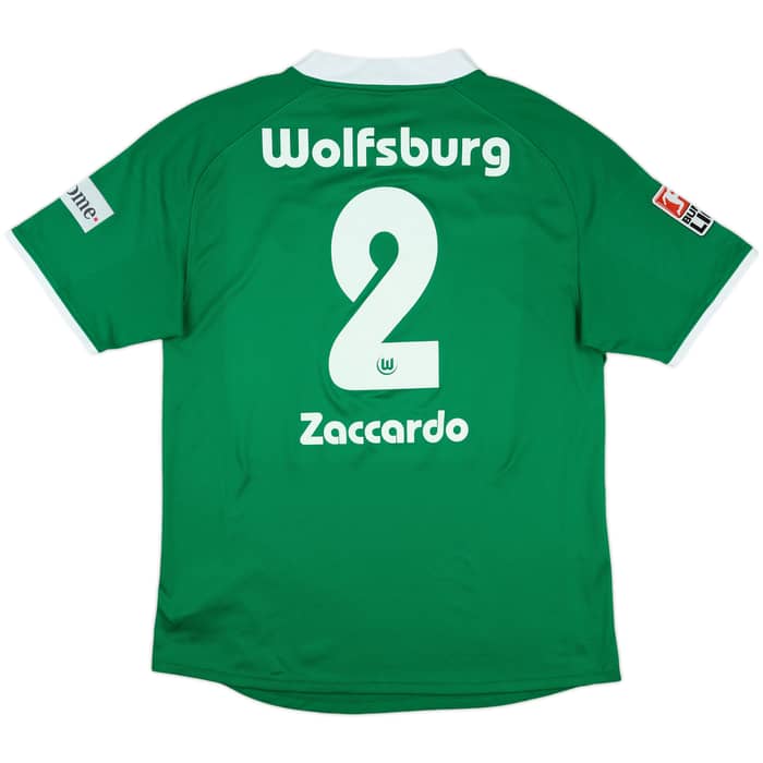 2008-09 Wolfsburg Home Shirt Zaccardo #2 - 7/10 - (XXL)