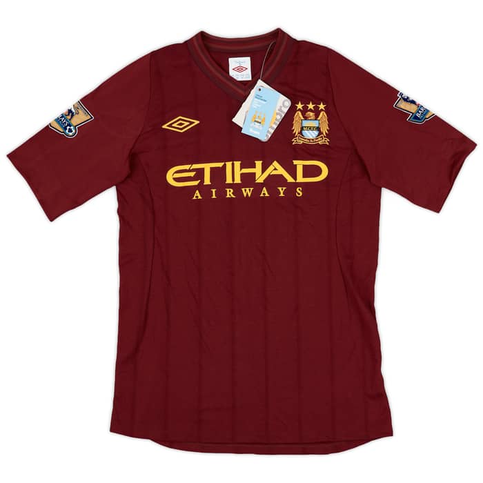2012-13 Manchester City Away Shirt Kompany #4 (M)