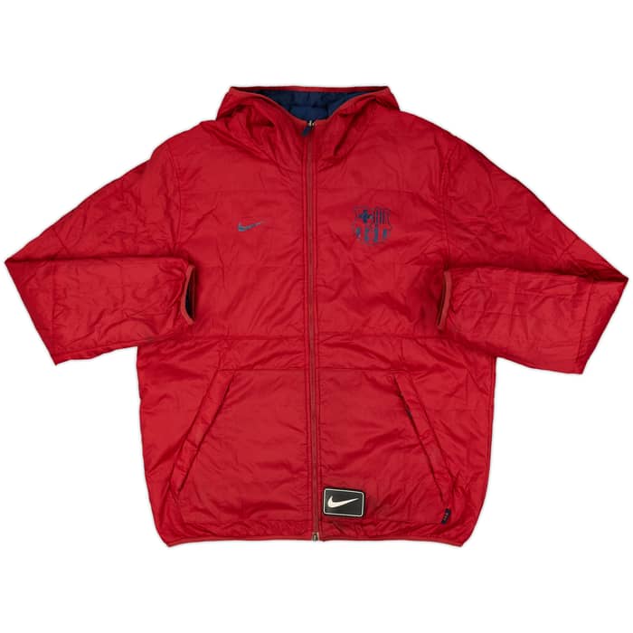 2013-14 Barcelona Nike Reversible Padded Bench Coat - 7/10 - (XL)