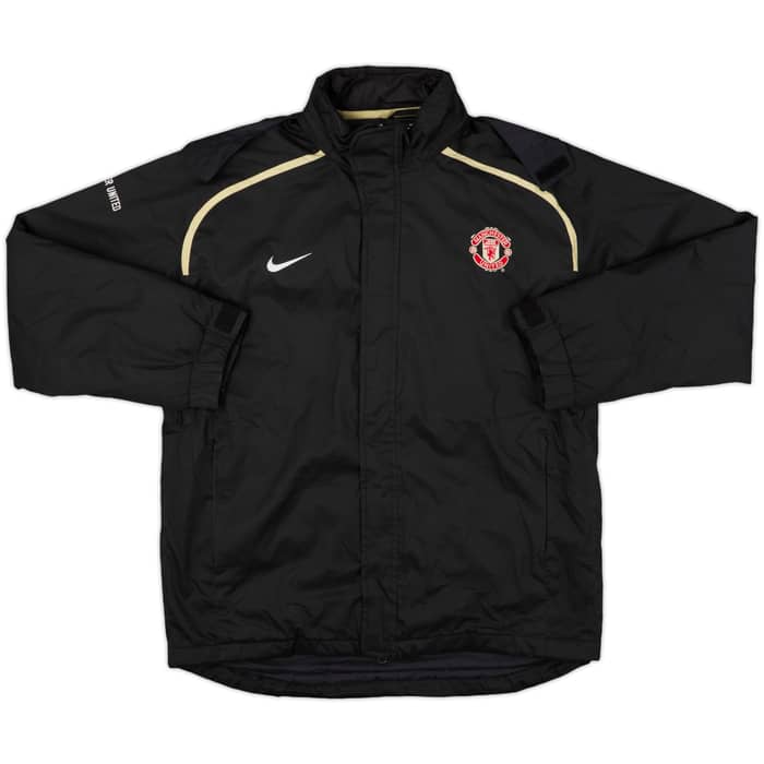 2006-07 Manchester United Nike Hooded Rain Jacket - 8/10 - (M)