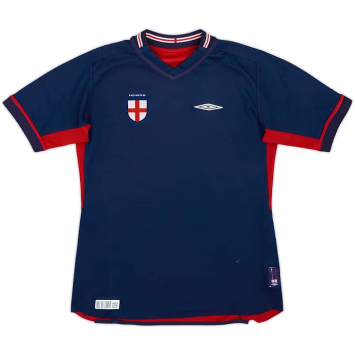 2002-04 England Away Shirt - 5/10 - (M.Boys)