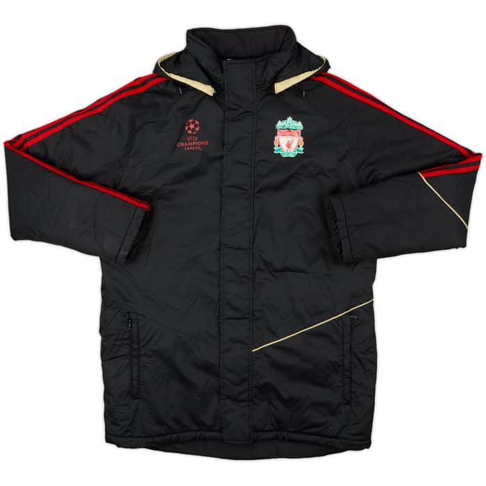 2008-09 Liverpool adidas Padded Bench Coat - 6/10 - (L)