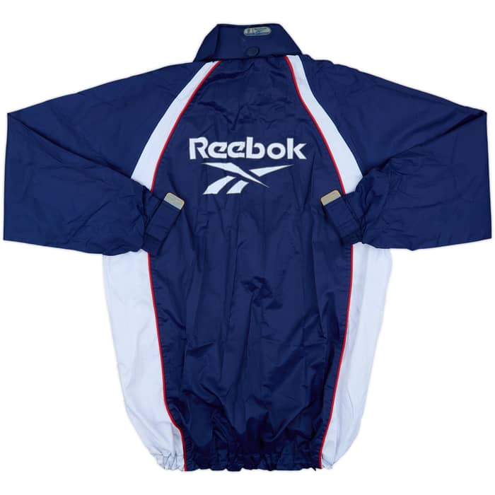 2001-02 Crewe Alexandra Reebok Player Issue Hooded Rain Jacket #20 - 9/10 - (L)