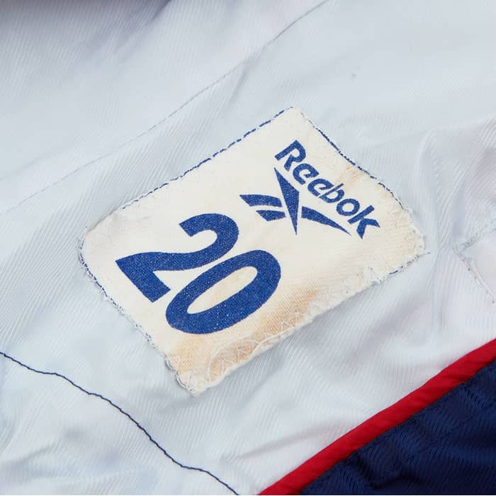 2001-02 Crewe Alexandra Reebok Player Issue Hooded Rain Jacket #20 - 9/10 - (L)