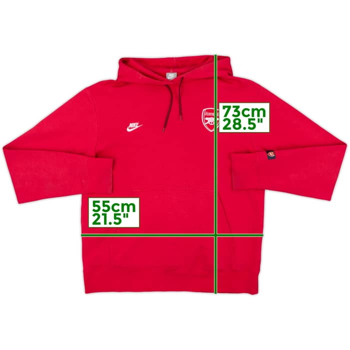 2008-09 Arsenal Nike Hooded Top - 8/10 - (L)
